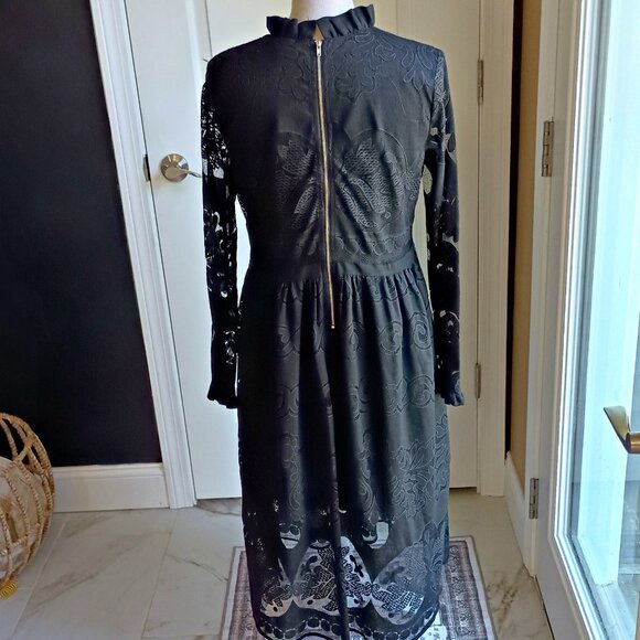 NWOT! ROMANTIC BLACK LACE DRESS ENDLESS ROSE - Picture 4 of 5